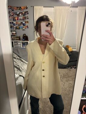 St. John Collection by Marie Gray Cream Blazer